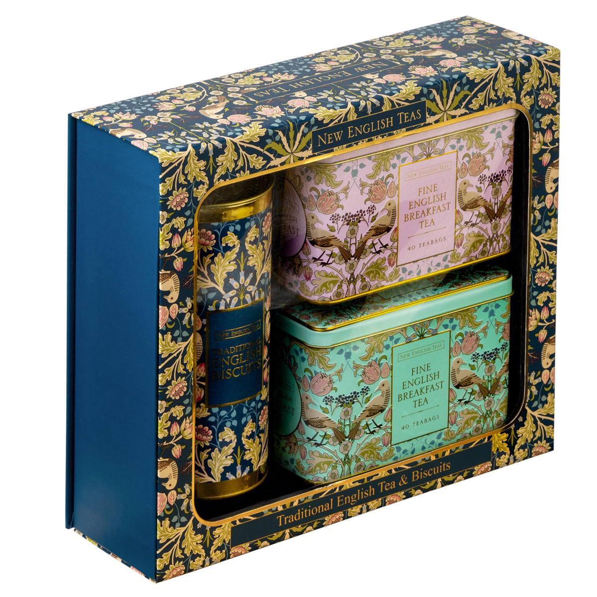 New English Teas cornish-cookies tin, traditional biscuits for pairing and gifting.
