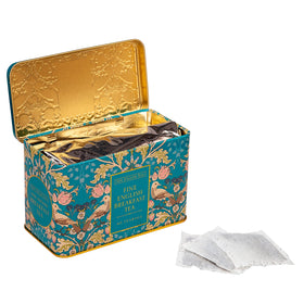 Decorative tin doubles as stylish kitchen storage and display piece