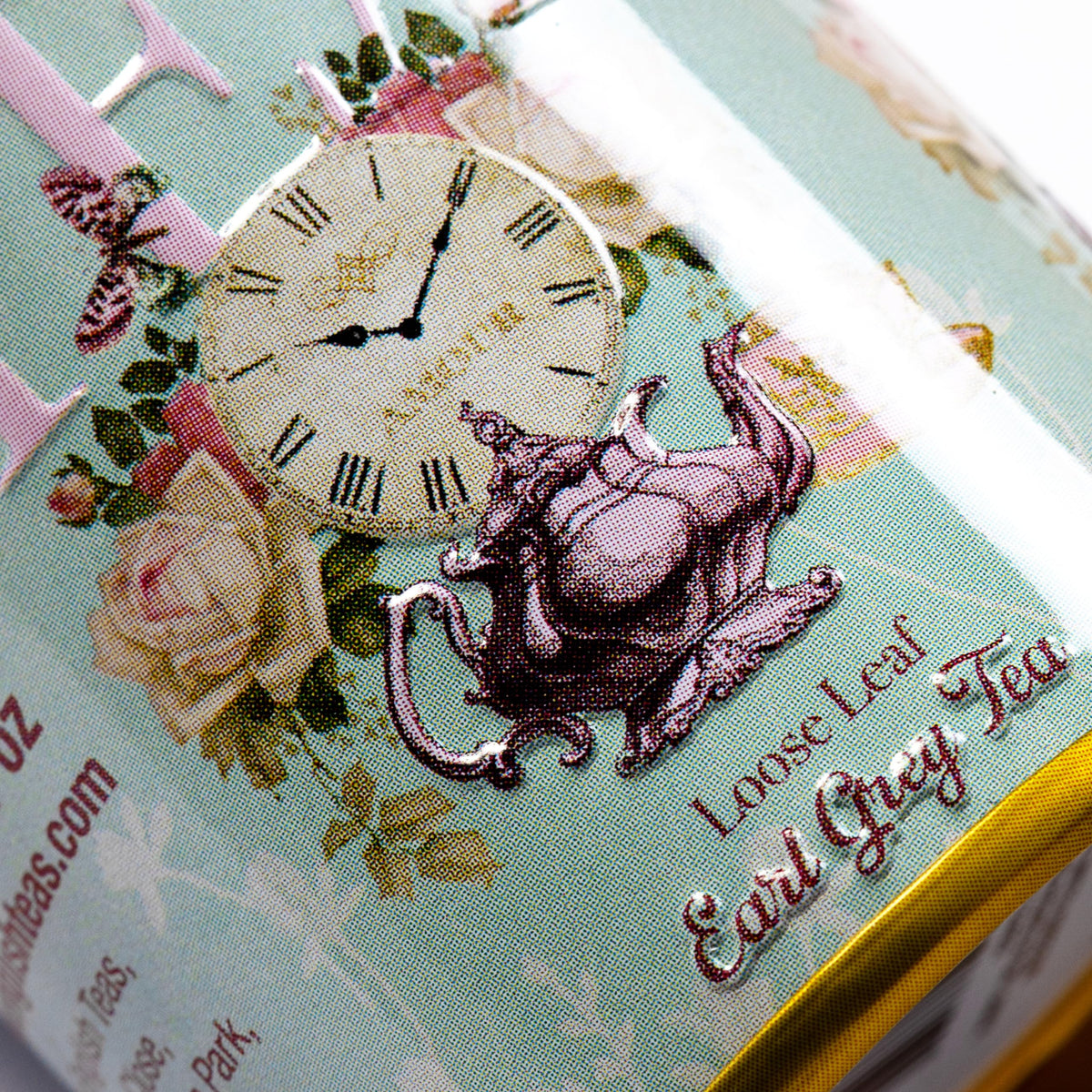 New English Teas Vintage tin elevates kitchen decor while keeping tea fresh