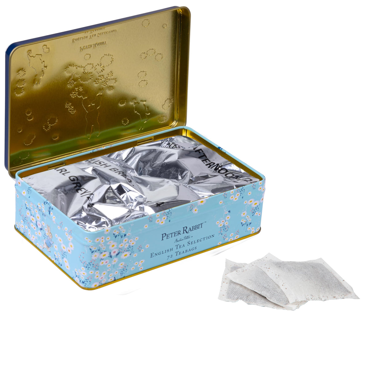 New English Teas ready-to-pour moment with milk option for creamy finish.