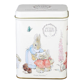 New English Teas Beatrix Potter Peter Rabbit tin featuring Peter Rabbit, ideal for collectors.