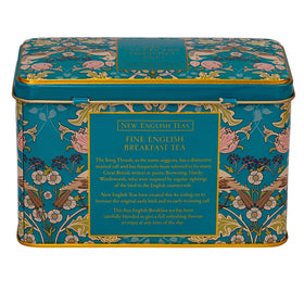 Tin provides practical storage while adding botanical charm to your kitchen