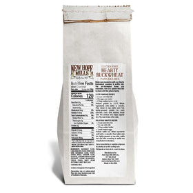 New Hope Mills buckwheat pancakes stack showcasing a gluten-free breakfast option