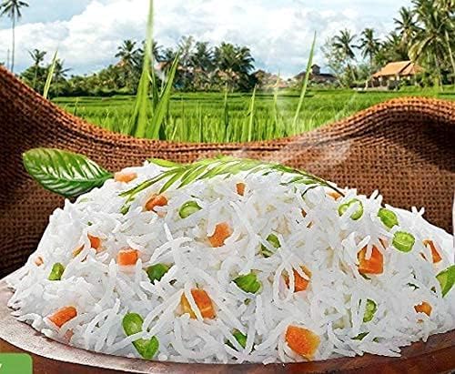 Zebra Basmati rice cooked pilaf highlights aroma and texture.