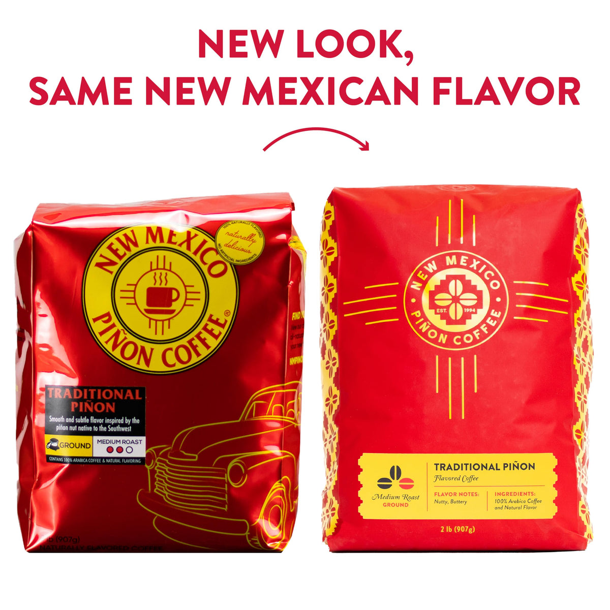 New Mexico Pinon Coffee cup close-up captures nutty-smooth finish and balanced aftertaste.