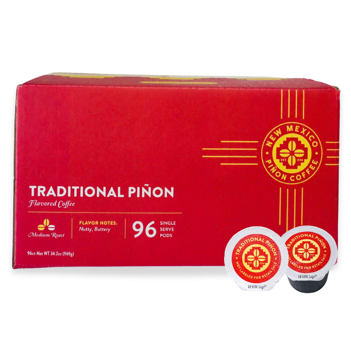 New Mexico Pinon Coffee K Cups aroma highlighting nutty pinon flavor for a smooth morning