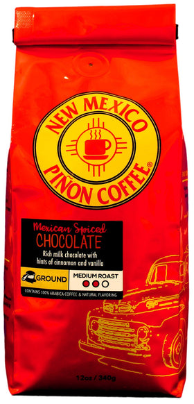 New Mexico Piñon Coffee bag with Mexican Spiced Chocolate aroma for home ritual