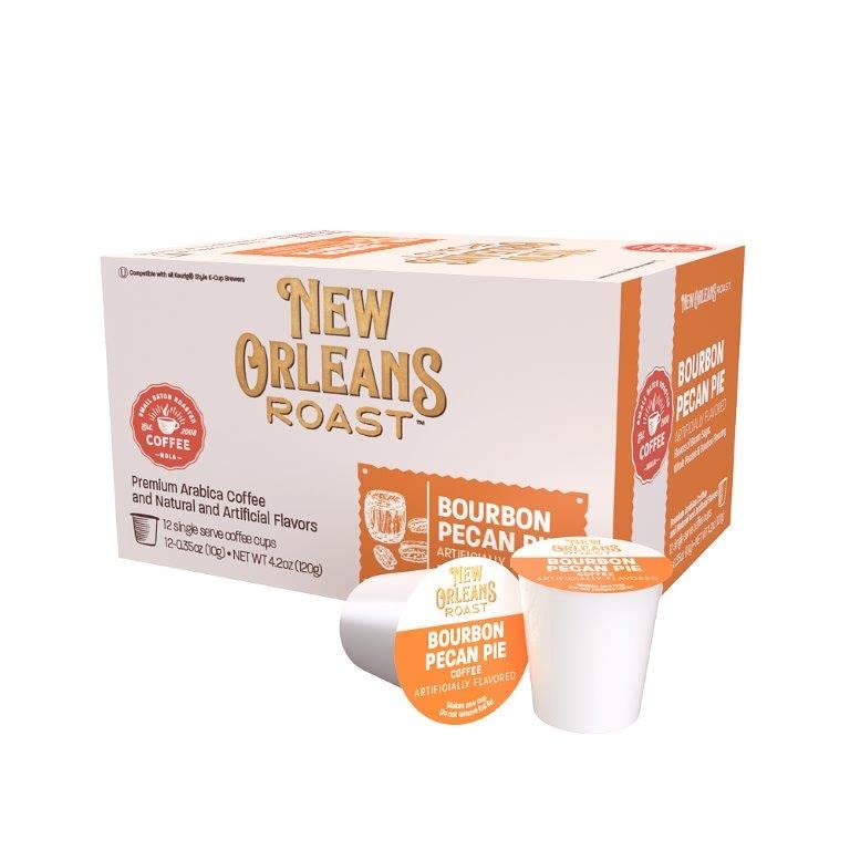New Orleans Roast Bourbon Pecan Pie pod delivering rich, nutty flavor for a satisfying morning cup.
