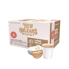 New Orleans Roast Creme Brulee cups 12-count for convenient daily brewing.