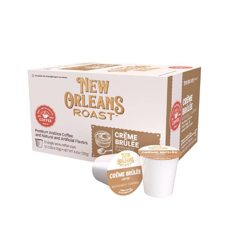 New Orleans Roast Creme Brulee cups 12-count for convenient daily brewing.