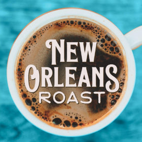 Aroma steam rising from a New Orleans Roast Southern Pecan brew