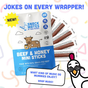 New Primal Beef & Honey Stick is nut-free and gluten-free.
