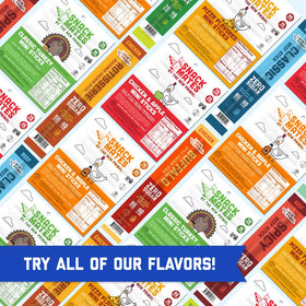Antibiotics-free poultry claim on packaging for a simple, clean snack.