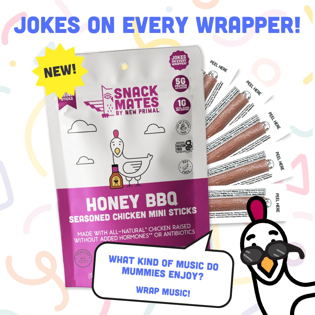 Individually wrapped sticks in a bag emphasizes mess-free portability