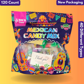 New To Town Vero Paleta Pinta Azul, blue lollipop with bold color and flavor.