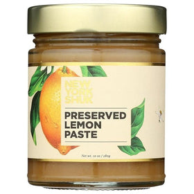 New York Shuk Preserved Lemon Paste jar top view adds vibrant citrus depth for sauces