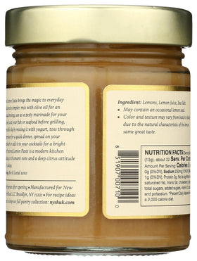 New York Shuk preserved lemon paste label signals premium seasoning