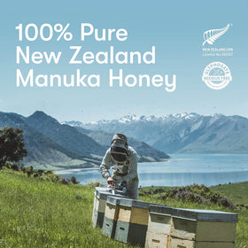 New Zealand Honey Co manuka honey paired with breakfast setup