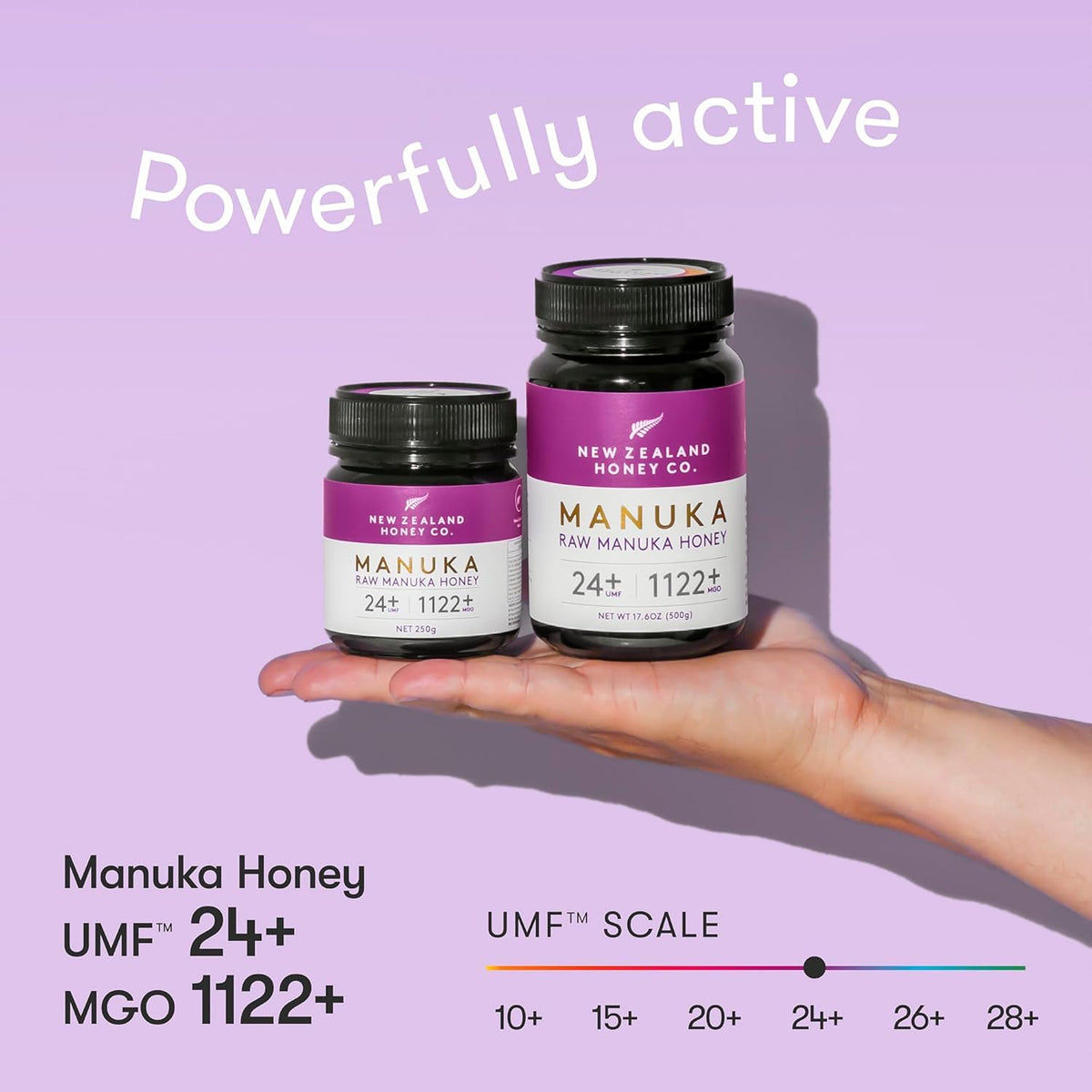 New Zealand Honey Co. Manuka honey on toast adds natural sweetness.