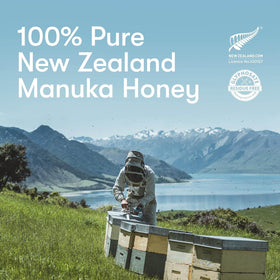 New Zealand Honey Co Manuka honey skincare application for gentle nourishment.