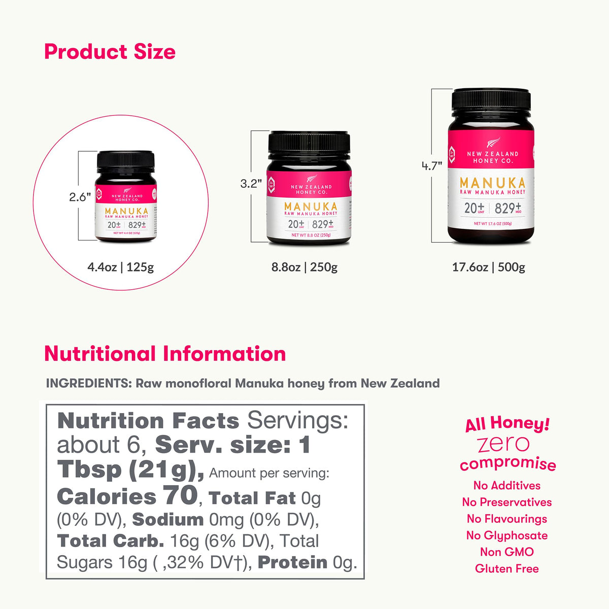 New Zealand Honey Co. Manuka honey ideal as tea sweetener for smooth sweetness.