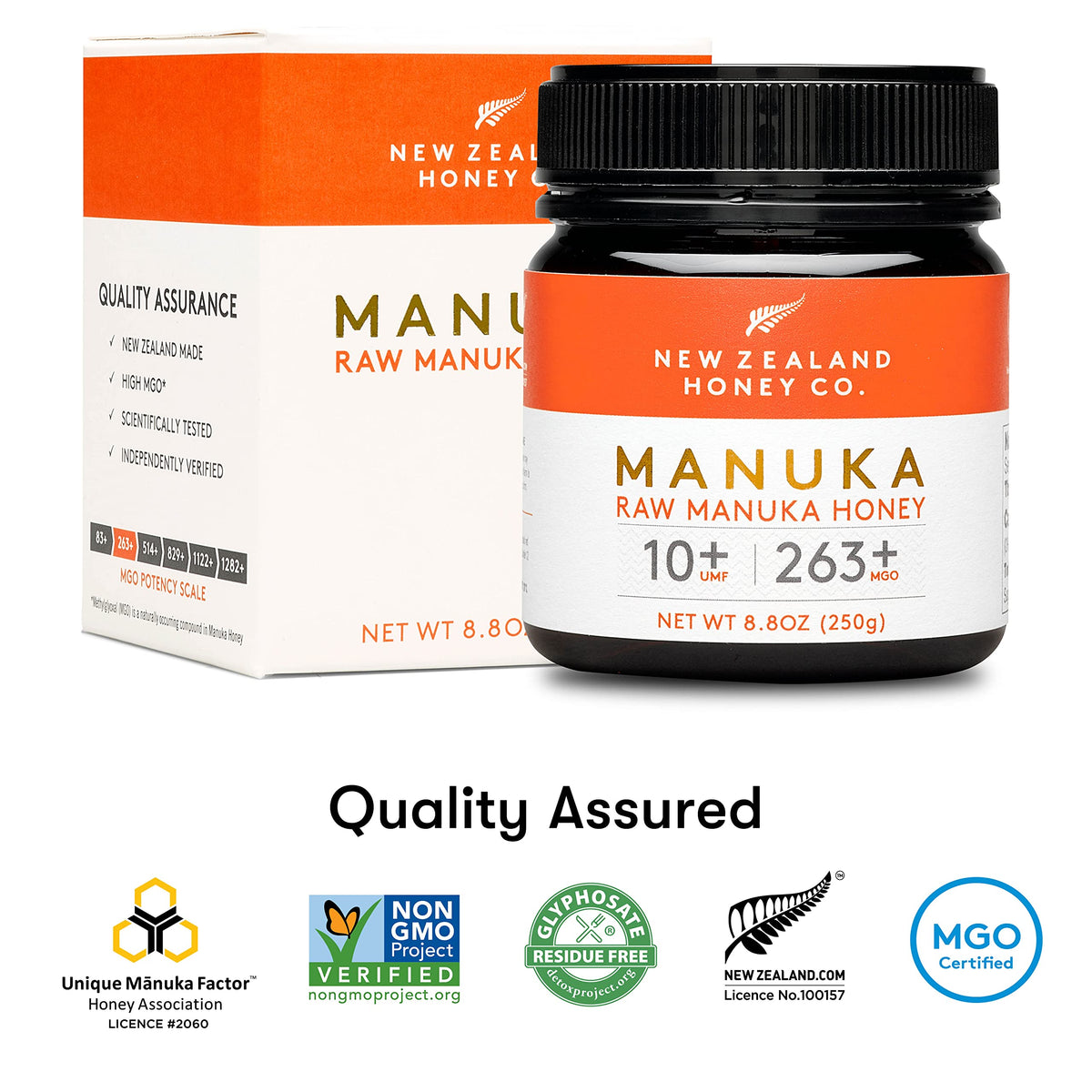 New Zealand Honey Co. Manuka UMF 10+ texture close-up