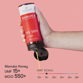 New Zealand Honey Co Manuka UMF 15+ pour into tea for subtle sweetness
