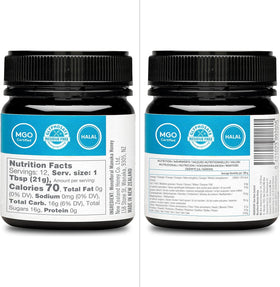 New Zealand Honey Co UMF 26+ label closeup highlights authenticity markers.