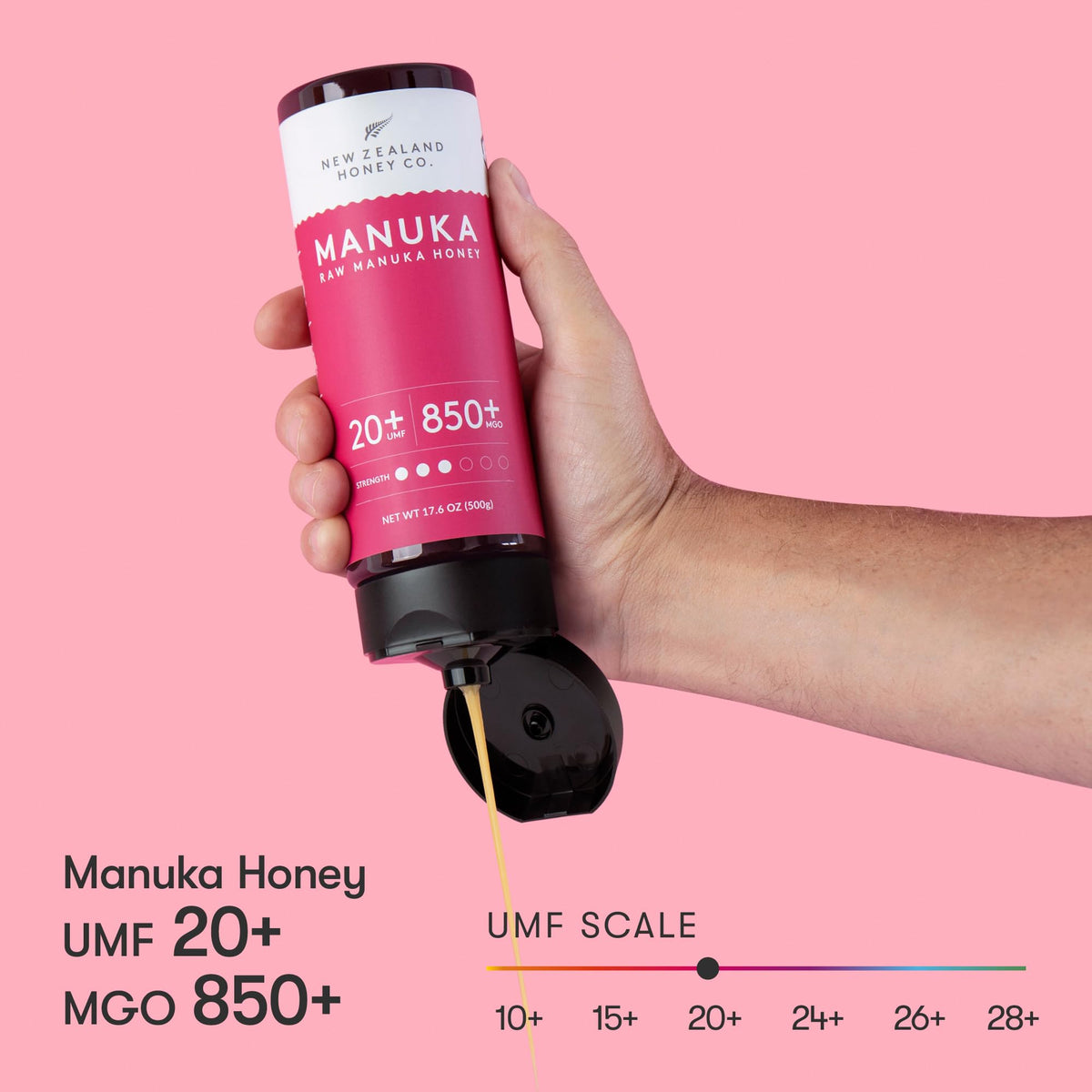 New Zealand Honey Co Manuka UMF 20+ kitchen marination for flavorful meals.