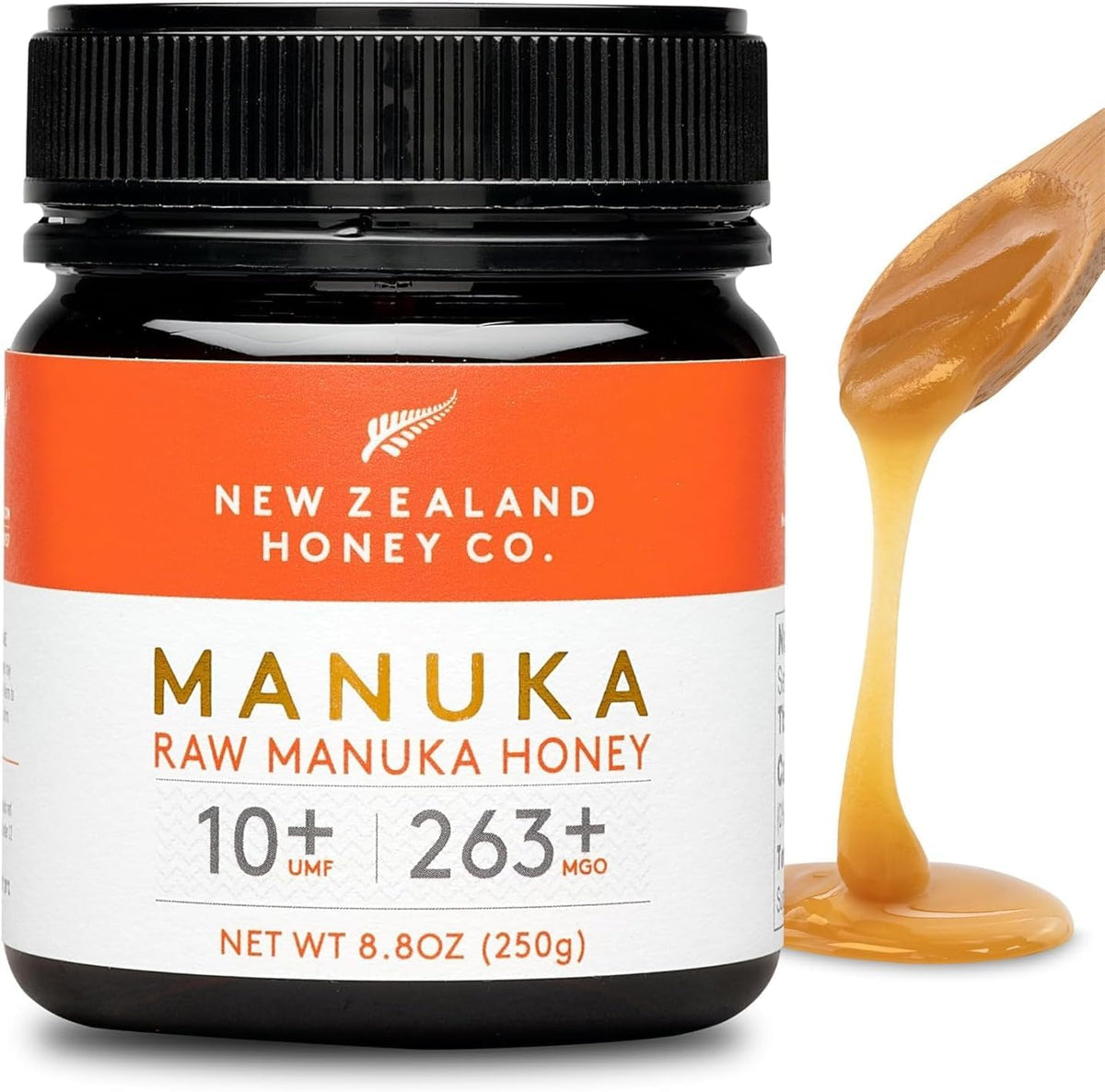New Zealand Honey Co. Raw Manuka UMF 10+ bottle for daily wellness