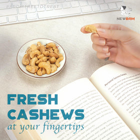 NEWBAM Vegan and gluten-free label confirms plant-based snacking.