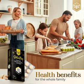 NEWBEE Manuka Lozenges ready-to-use lozenges on-display for quick relief.