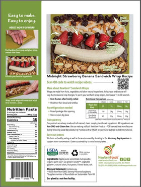 Closeup of NewGem Apple Kale Wraps ingredients showing crisp apples and kale.