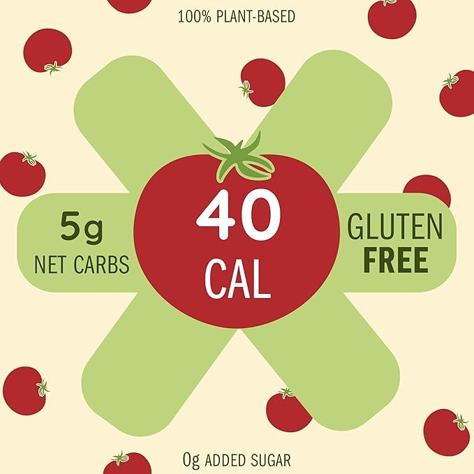Close-up of NewGem Applewood smoked tomato wraps highlighting smoky flavor and tomato richness.