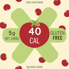 Close-up of NewGem Applewood smoked tomato wraps highlighting smoky flavor and tomato richness.