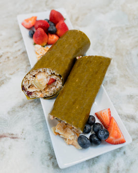 NewGem Pantry-stable wraps on shelf, long-lasting pantry option for easy meals.