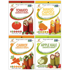 NewGem Tomato Wrap front view, grain-free and plant-based for quick lunches.