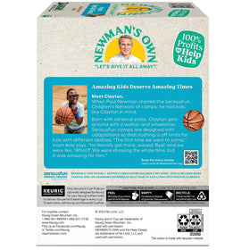 Newman's Own branding on packaging signals trusted daily coffee use.