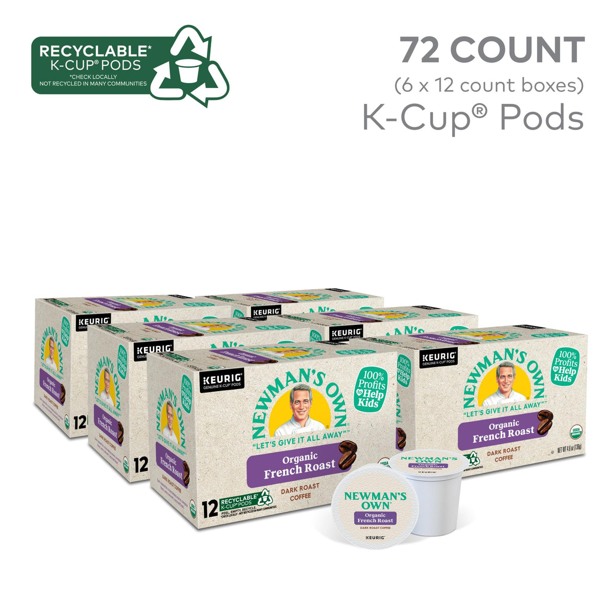 K-Cups on desk for an easy office coffee with Newman's Own