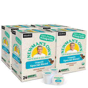 Newman's Own Organics Special Blend box front with organic and certification logos