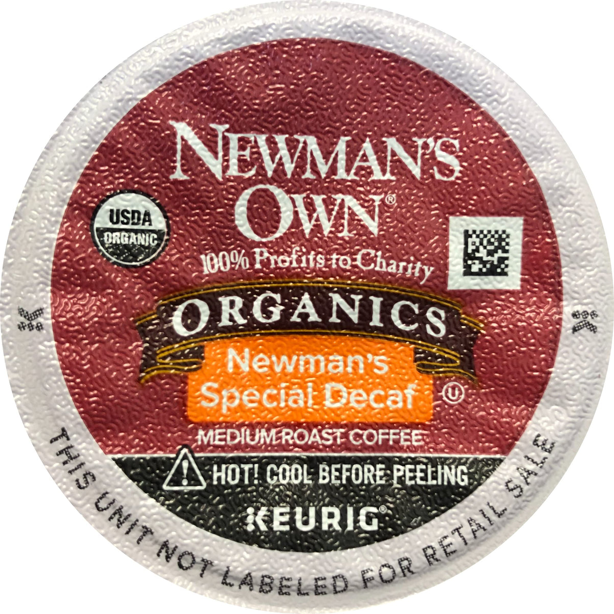 Newman's Own Organic Special Blend Decaf K-Cup pods pack for easy caffeine-free mornings.