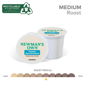 Newman's Own Organics Special Blend coffee capsules offer convenient pods for fast, consistent cups