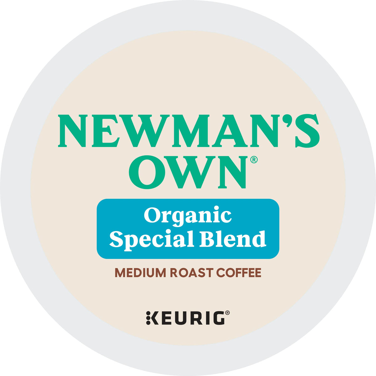Newman's Own Organics Special Blend K-Cups close-up reveals rich aroma for quick morning coffee