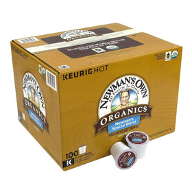 Newman's Own Special Extra Bold Blend K-Cups package ready for Keurig brewing.