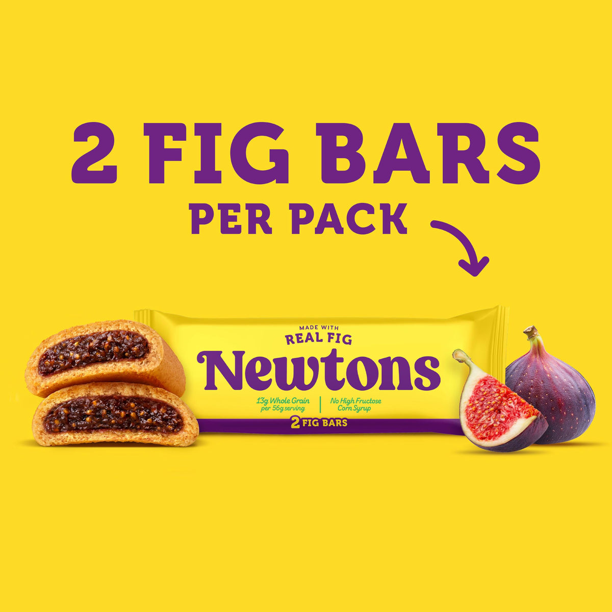 Newtons Fig Bars have no high fructose corn syrup.