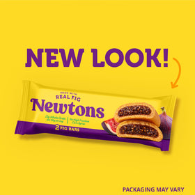 Newtons Fig Bars show 10 g whole grain per 56 g serving.
