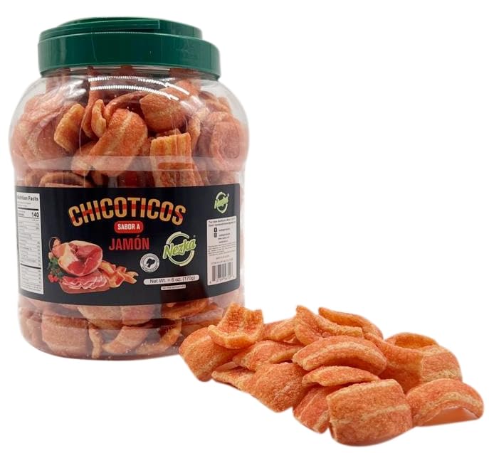 NEZKA Chicoticos Jamón in a serving bowl ready for sharing.