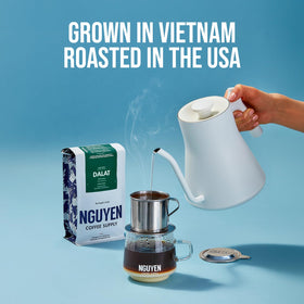 Nguyen Coffee Supply direct-trade Dalat beans from farmer Ton.