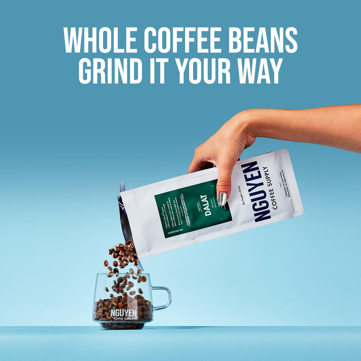 Nguyen Coffee Supply beans roasted in Brooklyn to showcase bold profile.