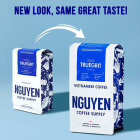 Nguyen Coffee Supply Truegrit Robusta ground coffee ready for versatile brews